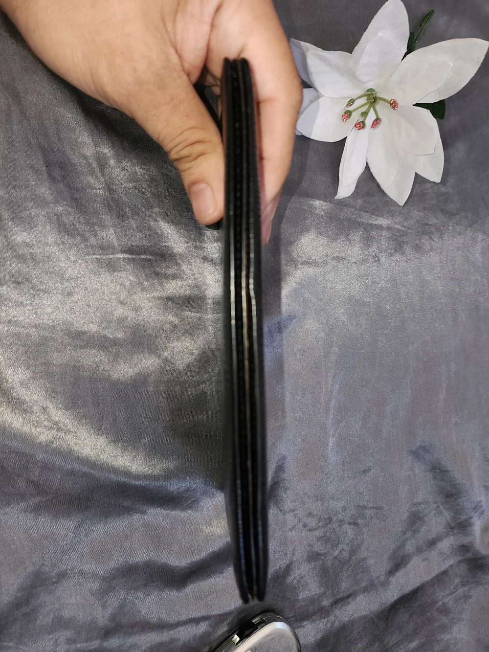 Louis Vuitton Black Epi Leather Card Holder/long Wallet